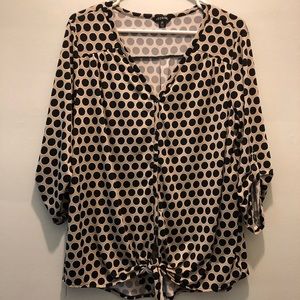 George dress top with front knot